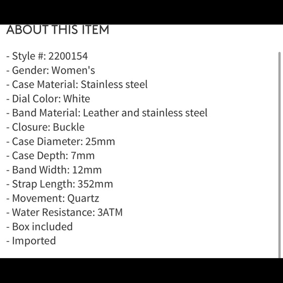 Rebecca Minkoff BFFL studded leather watch - Picture 8 of 8